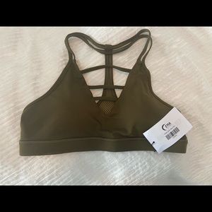 Zyia Olive Grid Bra